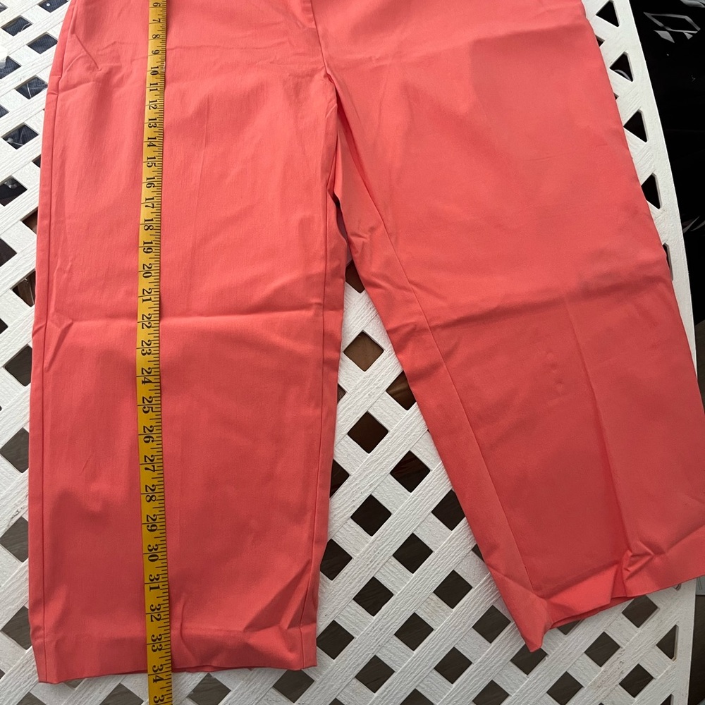 JM Collection Rivet-Detail Capri Pants - 2X - New - Picture 4 of 7